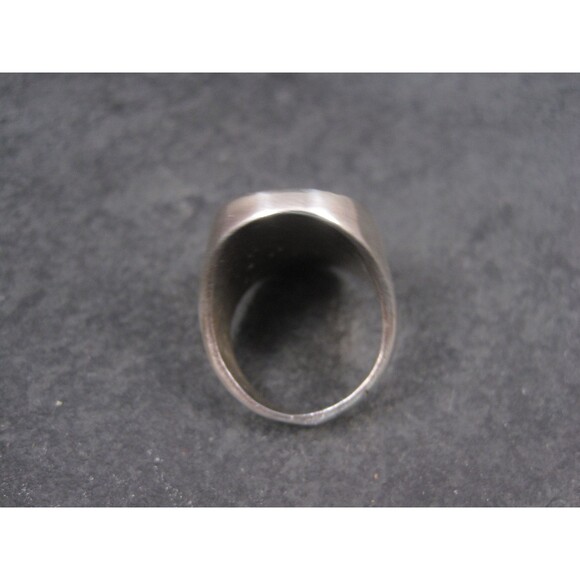 Southwestern Turquoise Chip Inlay Ring Size 9.5 - Picture 8 of 10